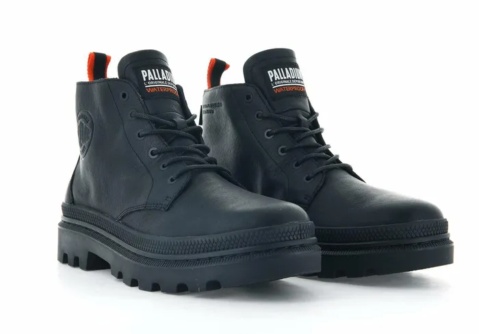 Men Palladium Boots Pallatrooper Hi2 Blackblack