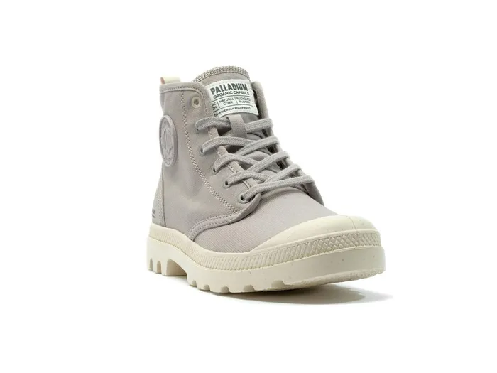 Men Palladium Boots Pampa Hi Zip Organic Grey Berry