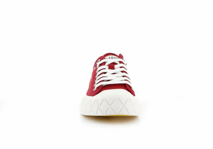 Men Palladium Sneakers Palla Ace Canvas Red Salsa