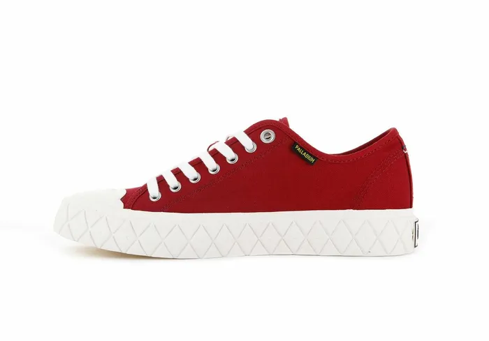 Men Palladium Sneakers Palla Ace Canvas Red Salsa