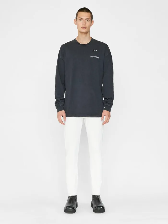 Men Pants and Shorts FRAME L039Homme Slim Twill 8212 Whisper White Men Pants and Shorts FRAME L039Homme Slim Twill 8212 Whisper White