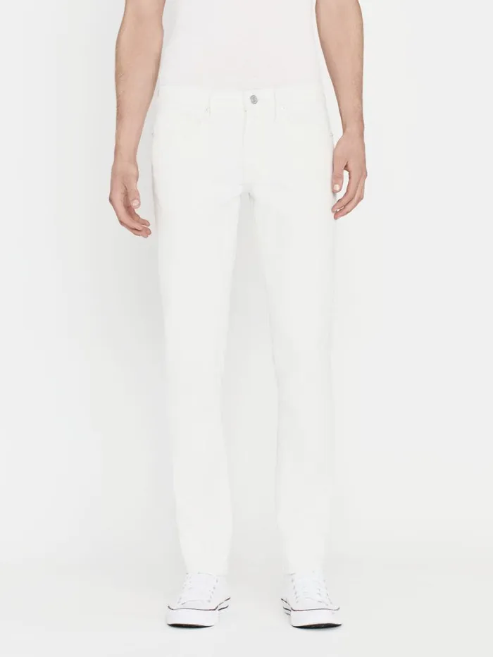 Men Pants and Shorts FRAME L039Homme Slim Twill 8212 Whisper White Men Pants and Shorts FRAME L039Homme Slim Twill 8212 Whisper White
