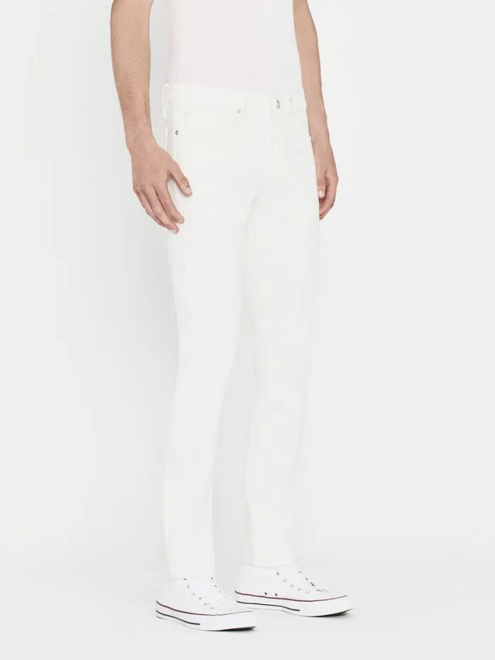 Men Pants and Shorts FRAME L039Homme Slim Twill 8212 Whisper White Men Pants and Shorts FRAME L039Homme Slim Twill 8212 Whisper White