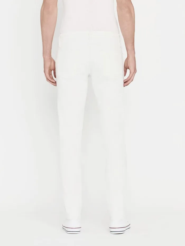 Men Pants and Shorts FRAME L039Homme Slim Twill 8212 Whisper White Men Pants and Shorts FRAME L039Homme Slim Twill 8212 Whisper White