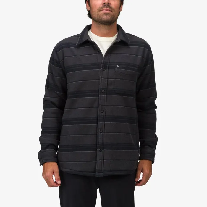 Men Reef Outerwear Bartlett Woven Jacket Caviar