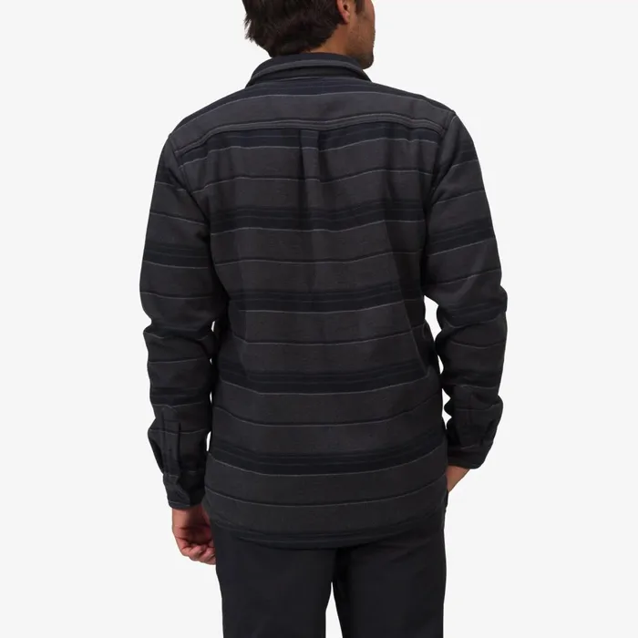 Men Reef Outerwear Bartlett Woven Jacket Caviar