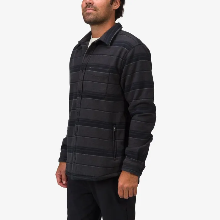 Men Reef Outerwear Bartlett Woven Jacket Caviar