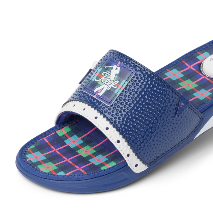 Men Reef Sandals Mulligan Slide Scottish Waters Men Reef Sandals Mulligan Slide Scottish Waters