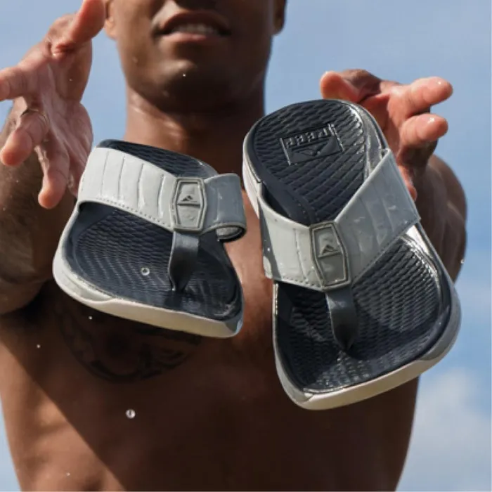 Men Reef Sandals The Deckhand Grey