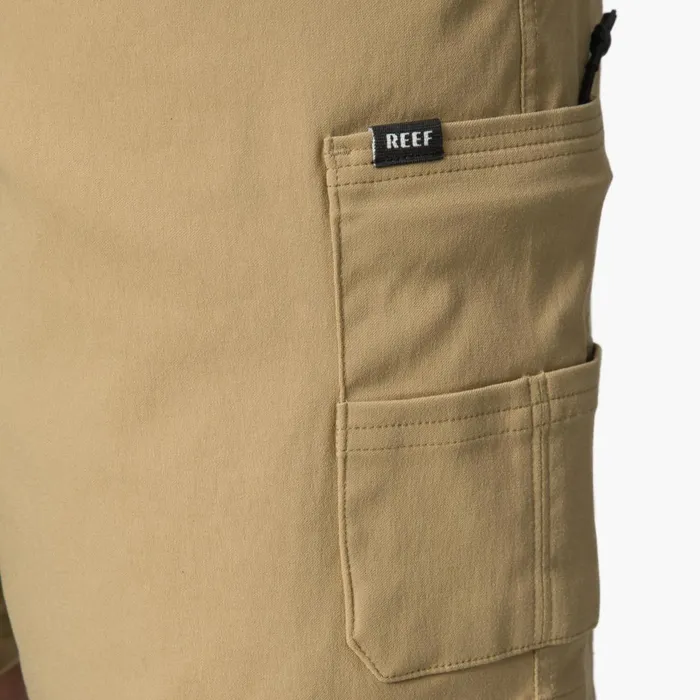 Men Reef Surf Shirts and UPF Apparel Bramble Utility Upf 40 Walkshort Kelp