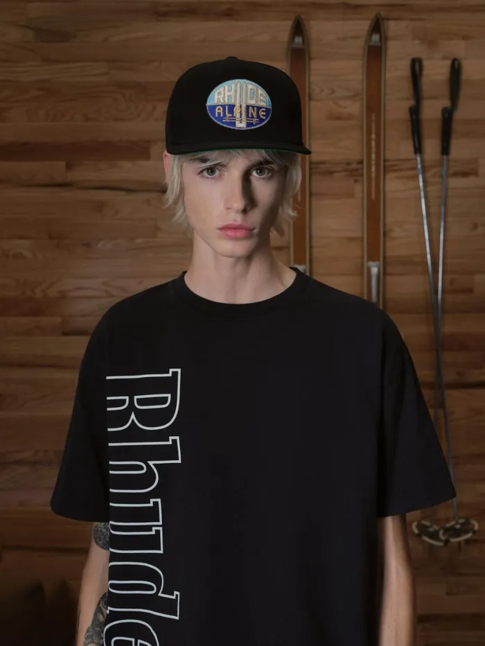 Men RHUDE ALPINE STRUCTURE HAT Redcream Rhude Hats Men RHUDE ALPINE STRUCTURE HAT Redcream Rhude Hats