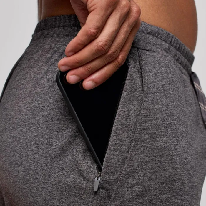 Men Saucony Bottoms Triumph Pant Carbon Heather