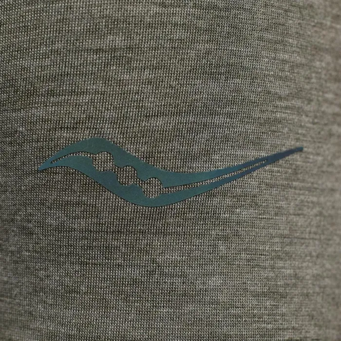 Men Saucony Tops Peregrine Merino Long Sleeve Bough Heather
