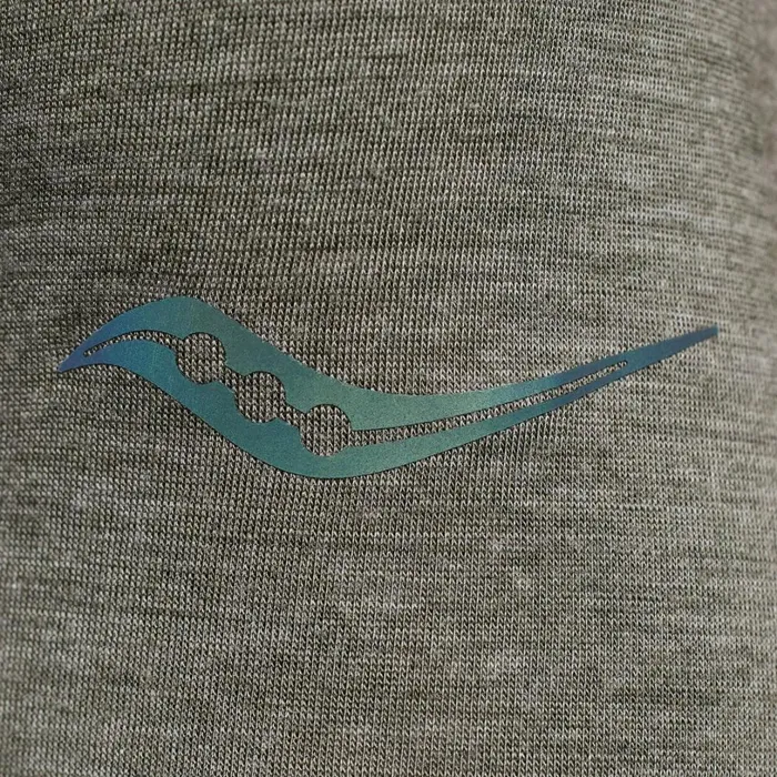 Men Saucony Tops Peregrine Merino Long Sleeve Bough Heather