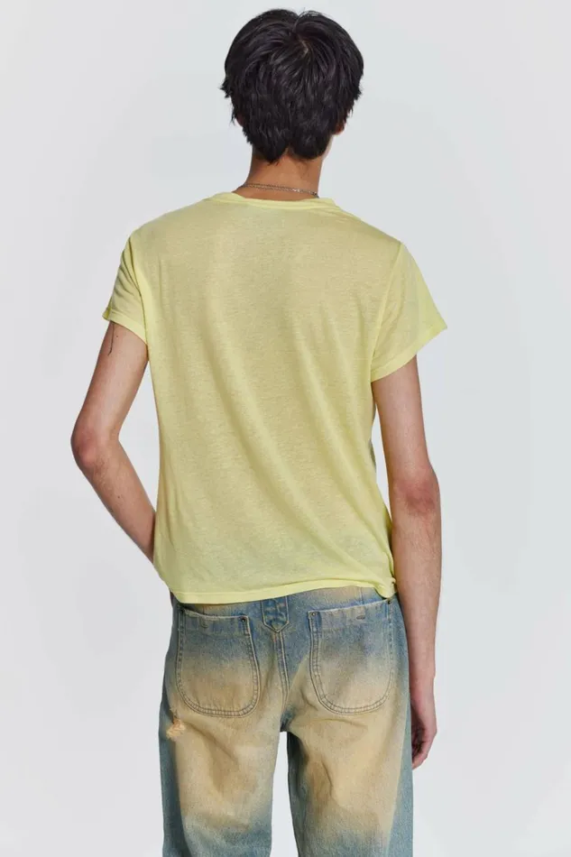 Men Sex Symbol Tee Yellow Jaded London TShirts