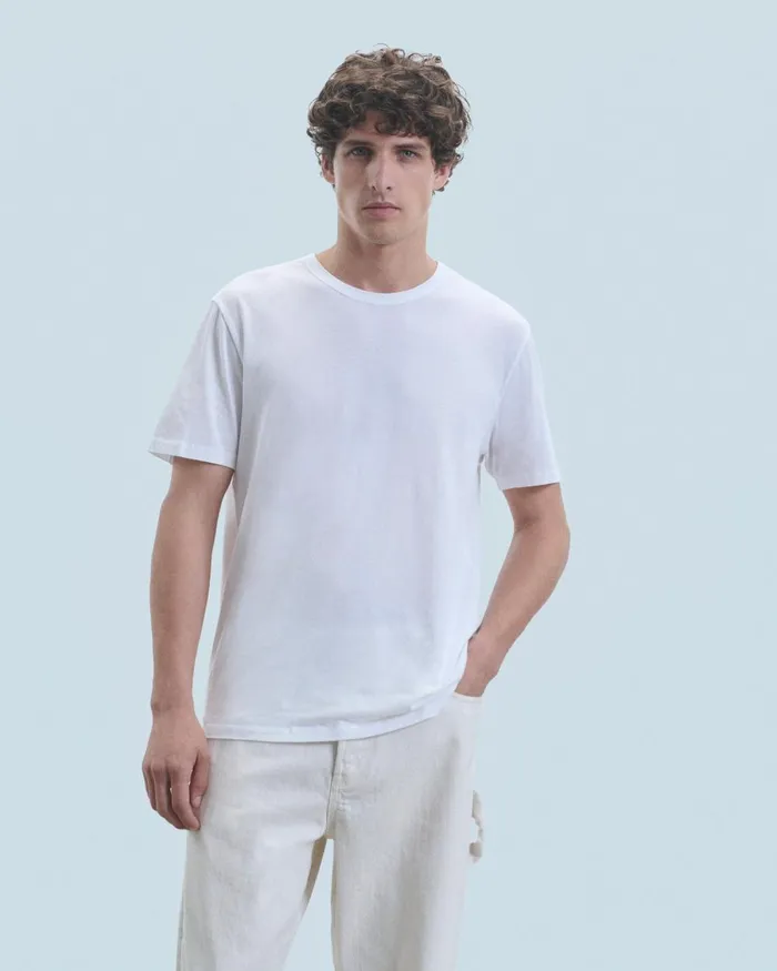 Men Shirts and TShirts From Future Crewneck Short Sleeve TShirt White