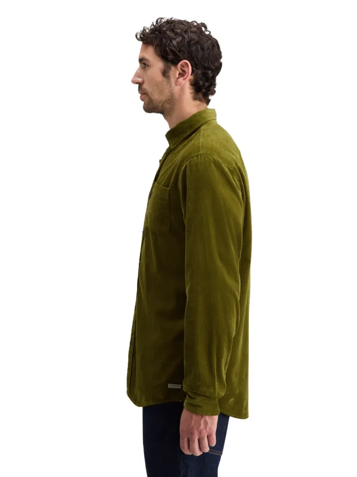 Men SOLID CORDUROY SHIRT Black Scotch and Soda Shirts