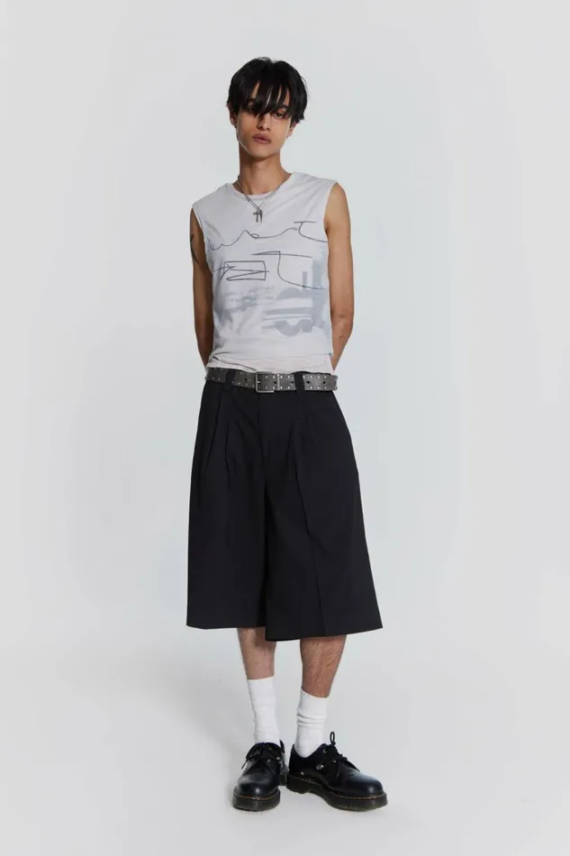 Men Surge Layered Tank White Jaded London Vests Men Surge Layered Tank White Jaded London Vests