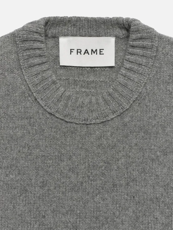 Men Sweaters and Hoodies FRAME The Cashmere Crewneck Sweater 8212 Gris