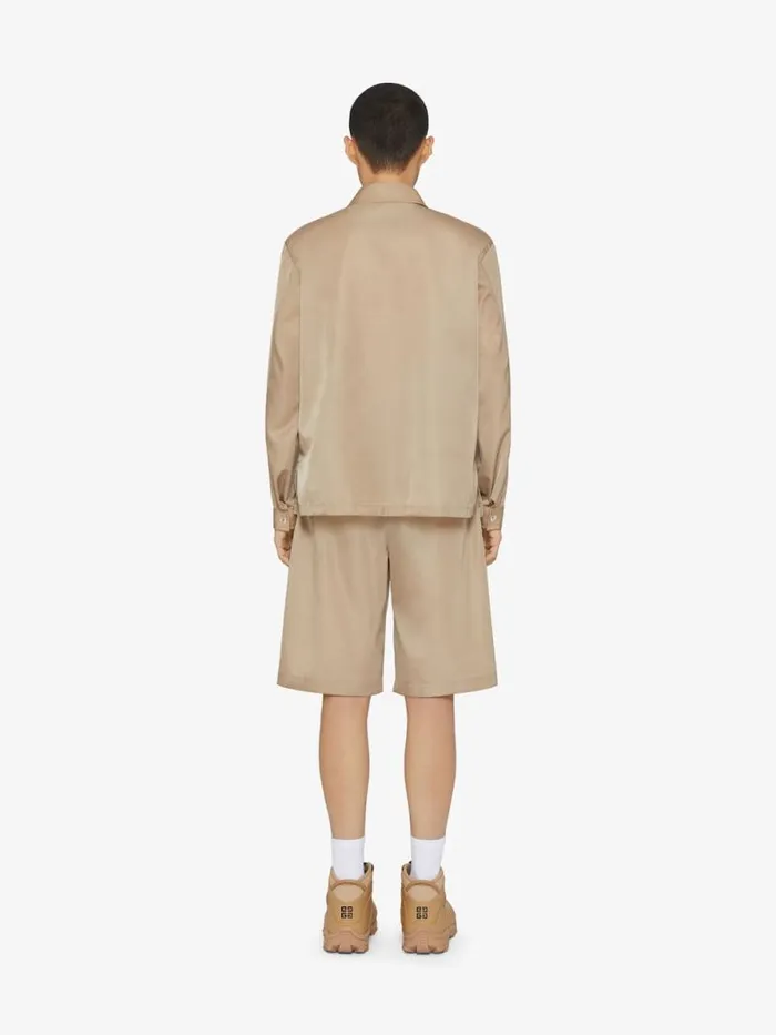 Men TShirts Givenchy Bermuda Shorts Beige