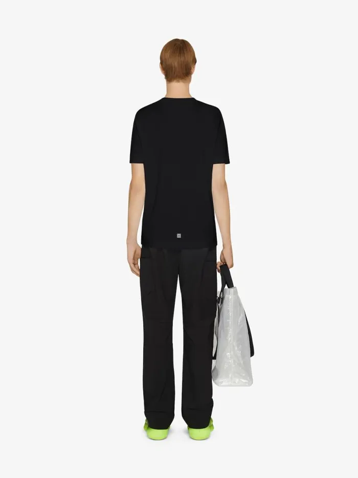 Men TShirts Givenchy GIVENCHY Archetype Slim Fit Tshirt In Cotton Black