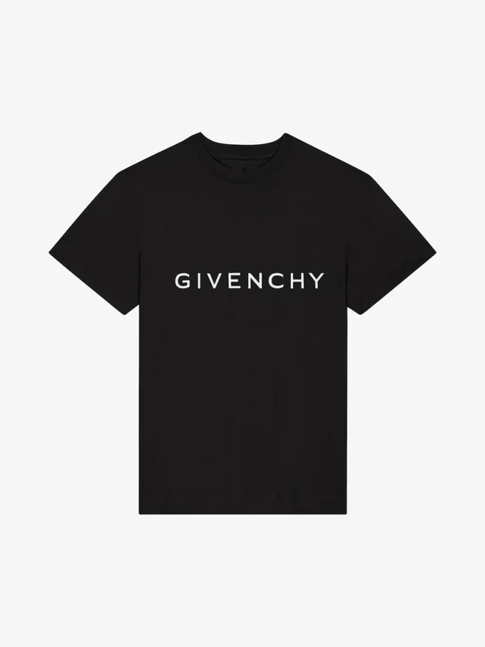 Men TShirts Givenchy GIVENCHY Archetype Slim Fit Tshirt In Cotton Black
