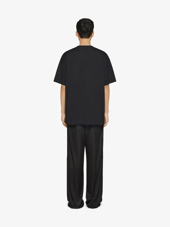 Men TShirts Givenchy GIVENCHY Shadow Tshirt In Cotton Black