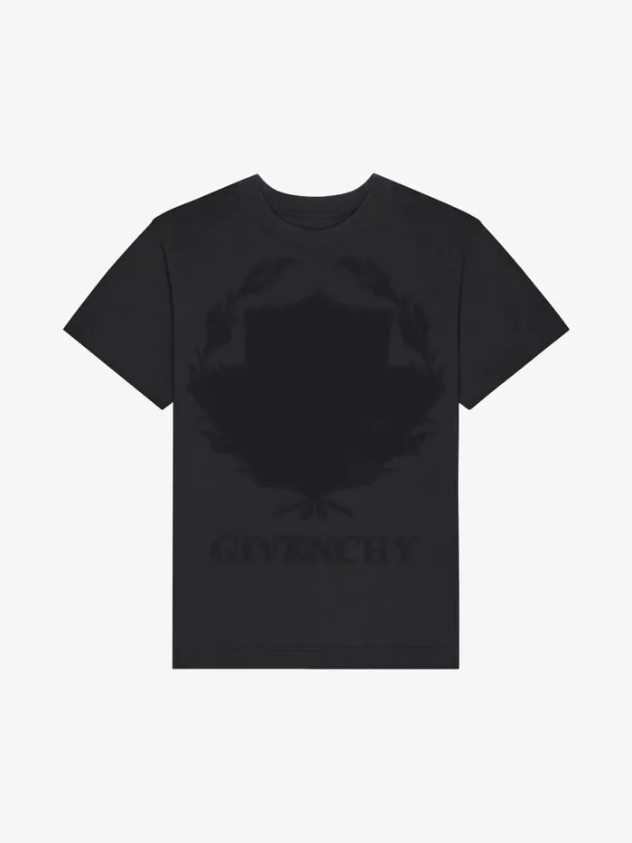 Men TShirts Givenchy GIVENCHY Shadow Tshirt In Cotton Black