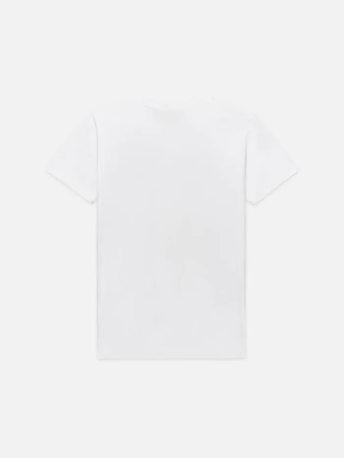 Men Tees FRAME FRAME Logo Tee 8212 Blanc Men Tees FRAME FRAME Logo Tee 8212 Blanc