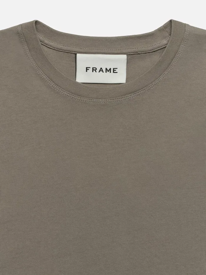 Men Tees FRAME FRAME Logo Tee 8212 Stone Beige