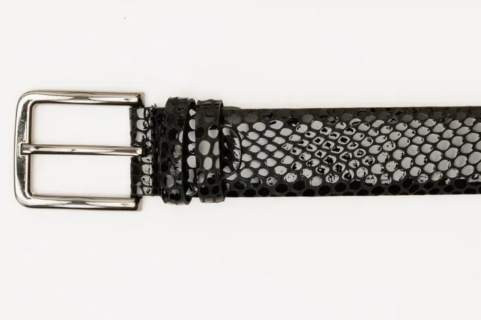 Men The King Black Leather Belt Vinci Leather Leather Belts