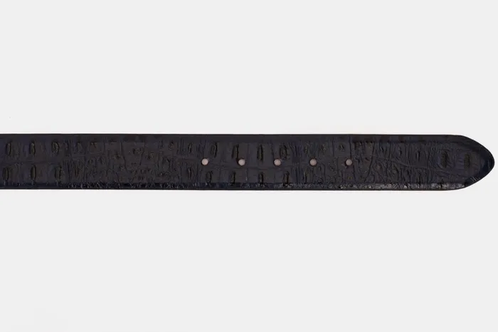 Men The Savamala Blue Leather Belt Vinci Leather Sneakers