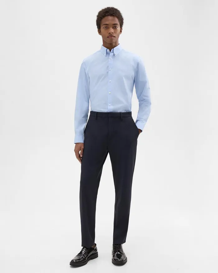 Men Theory Pants Curtis Pant In Precision Ponte Baltic