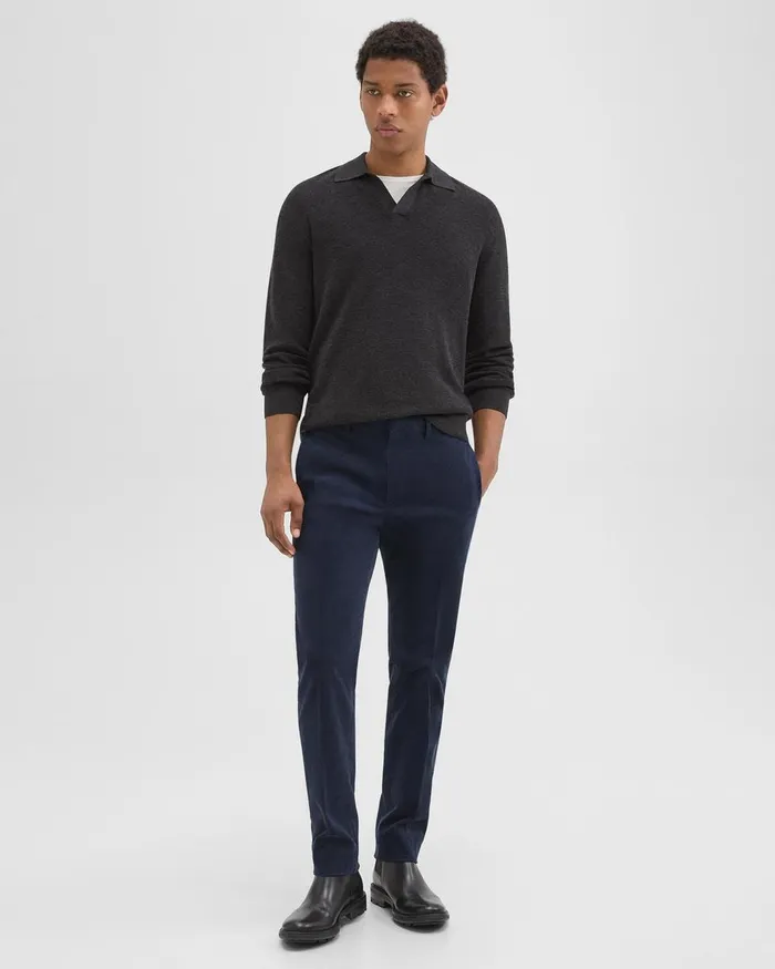 Men Theory Pants Zaine Pant In Stretch Corduroy Baltic