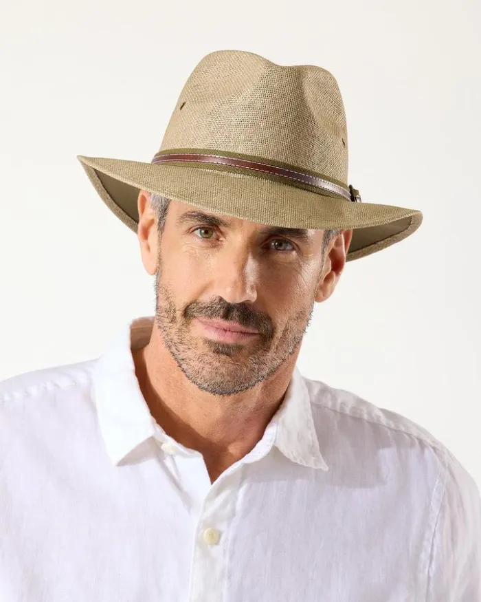 Men Tommy Bahama Hats and Caps Manassa Drover Hat Stone Men Tommy Bahama Hats and Caps Manassa Drover Hat Stone