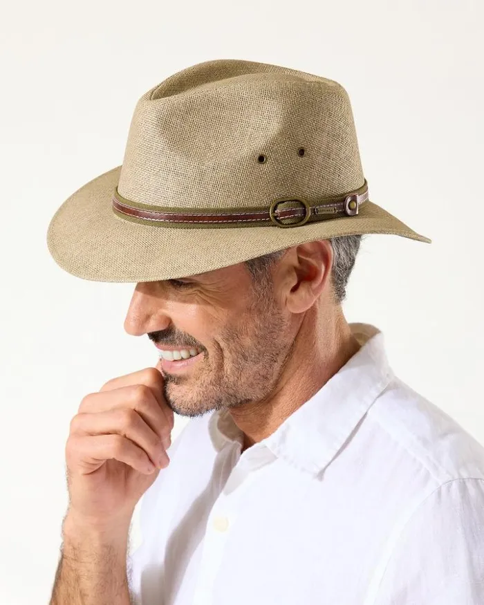 Men Tommy Bahama Hats and Caps Manassa Drover Hat Stone Men Tommy Bahama Hats and Caps Manassa Drover Hat Stone