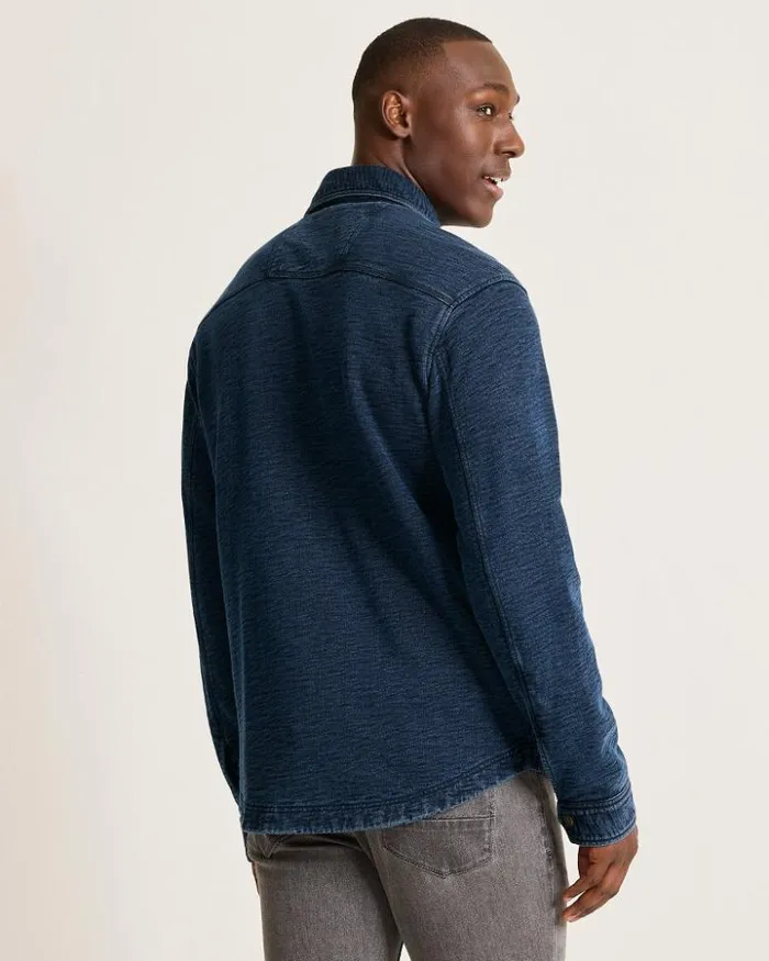 Men Tommy Bahama Jackets and Outerwear Indigo Paradise CPO Shirt Jacket Indigo Men Tommy Bahama Jackets and Outerwear Indigo Paradise CPO Shirt Jacket Indigo