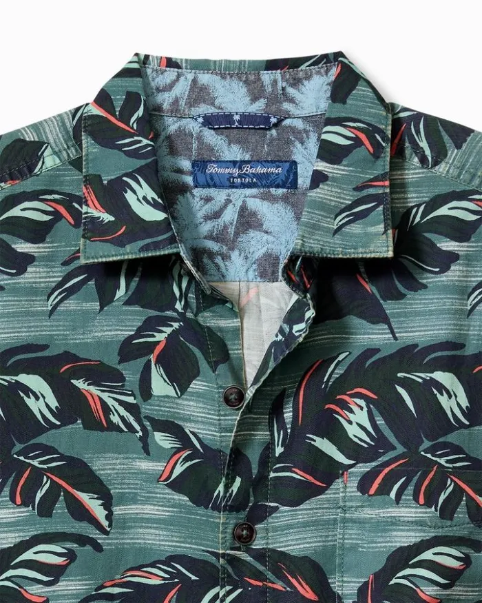 Men Tommy Bahama Shirts Tortola Verde Fronds ShortSleeve Shirt Seven Seas Men Tommy Bahama Shirts Tortola Verde Fronds ShortSleeve Shirt Seven Seas