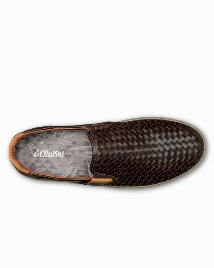 Men Tommy Bahama Shoes and Sandals OluKai Lae039ahi Lauhala SlipOn Sneakers Dark Wood Men Tommy Bahama Shoes and Sandals OluKai Lae039ahi Lauhala SlipOn Sneakers Dark Wood