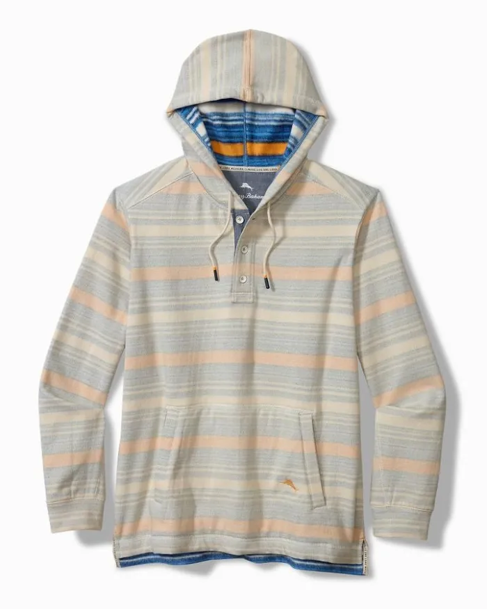 Men Tommy Bahama Sweatshirts Sunset Sands Baja Hoodie Aura