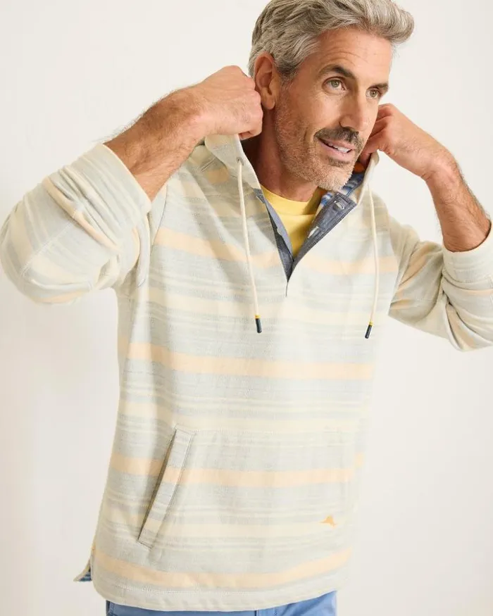 Men Tommy Bahama Sweatshirts Sunset Sands Baja Hoodie Aura Men Tommy Bahama Sweatshirts Sunset Sands Baja Hoodie Aura