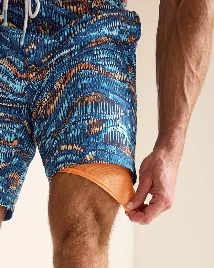 Men Tommy Bahama Swim and Boardshorts Big and Tall Baja Monte Rio Geo Boardshorts Kingdom Blue Men Tommy Bahama Swim and Boardshorts Big and Tall Baja Monte Rio Geo Boardshorts Kingdom Blue