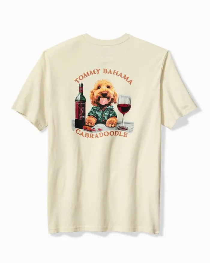 Men Tommy Bahama TShirts Cabradoodle Graphic TShirt Vanilla Ice