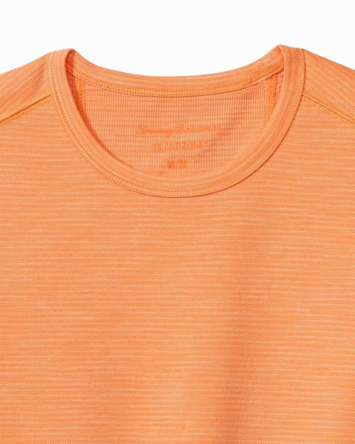 Men Tommy Bahama TShirts Paradise Isles IslandZone ShortSleeve Shirt Bright Apricot