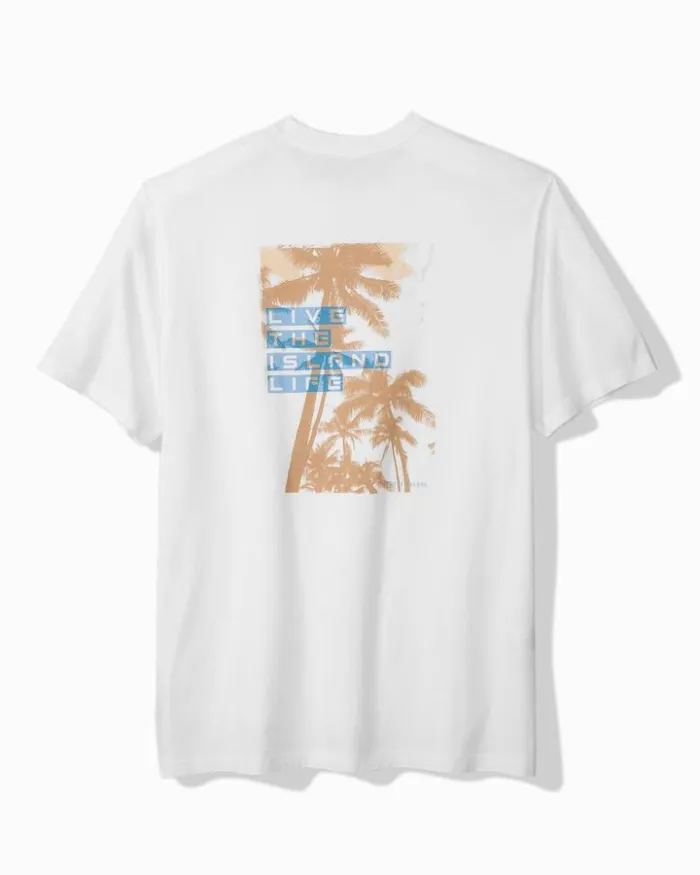 Men Tommy Bahama TShirts Vacation Shade Graphic TShirt White