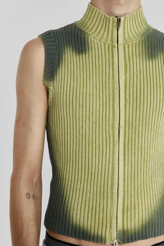 Men Toxic Vest Green Jaded London Vests Men Toxic Vest Green Jaded London Vests