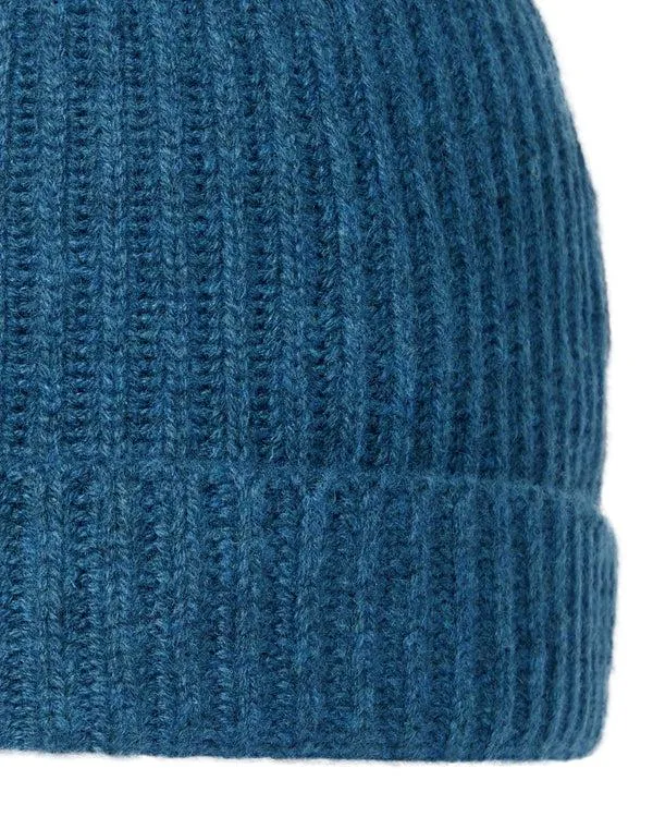 MenWomen Unisex Ribbed Cashmere HatIn Lagoon Blue Lagoon Blue NPeal Hats