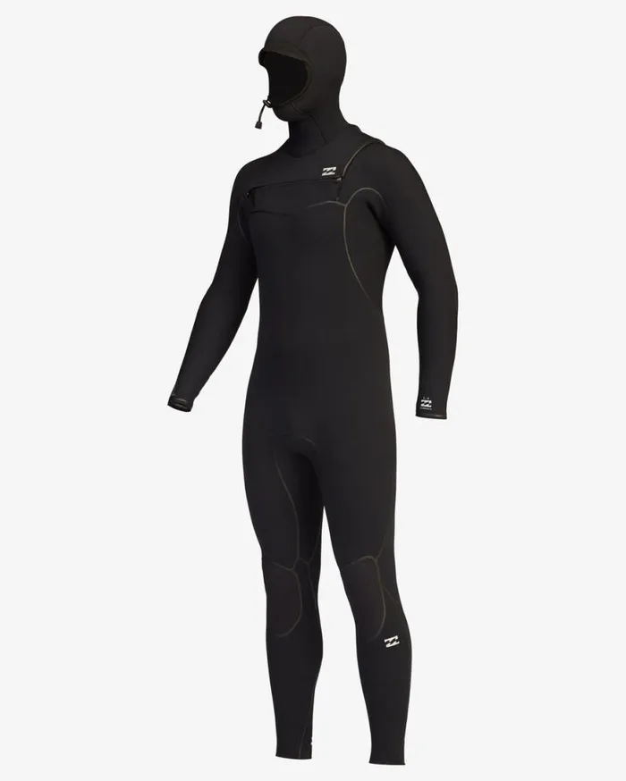 Mens 54 Furnace Chest Zip Hooded Full Wetsuit Black Billabong Wetsuits Mens 54 Furnace Chest Zip Hooded Full Wetsuit Black Billabong Wetsuits