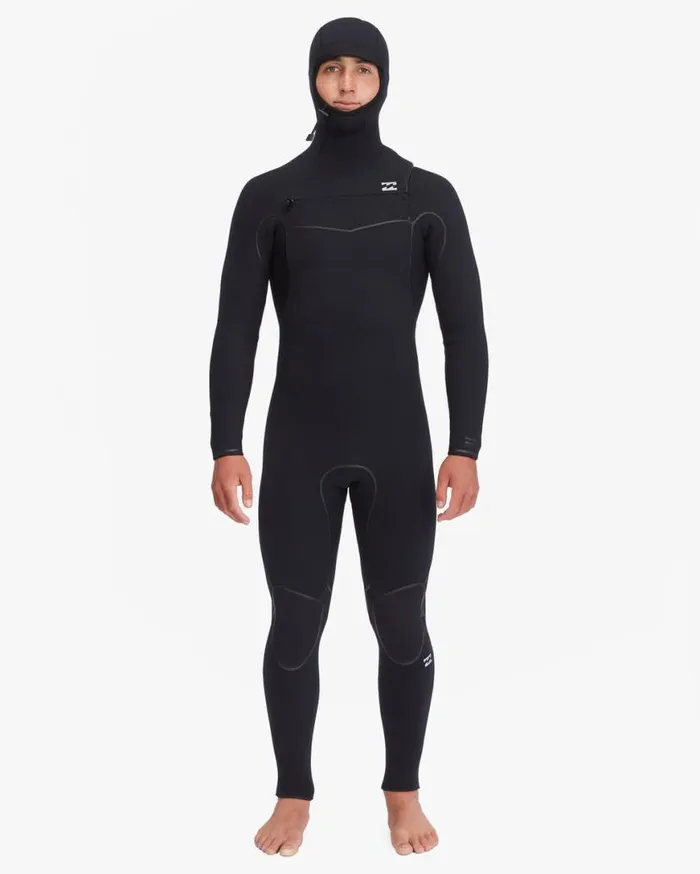 Mens 54 Furnace Chest Zip Hooded Full Wetsuit Black Billabong Wetsuits Mens 54 Furnace Chest Zip Hooded Full Wetsuit Black Billabong Wetsuits