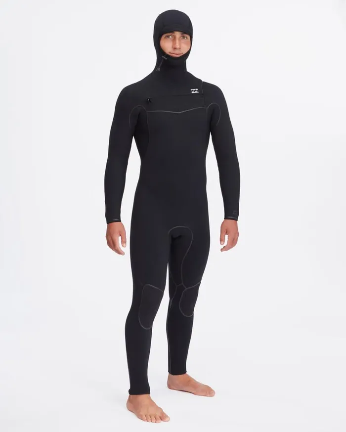Mens 54 Furnace Chest Zip Hooded Full Wetsuit Black Billabong Wetsuits Mens 54 Furnace Chest Zip Hooded Full Wetsuit Black Billabong Wetsuits